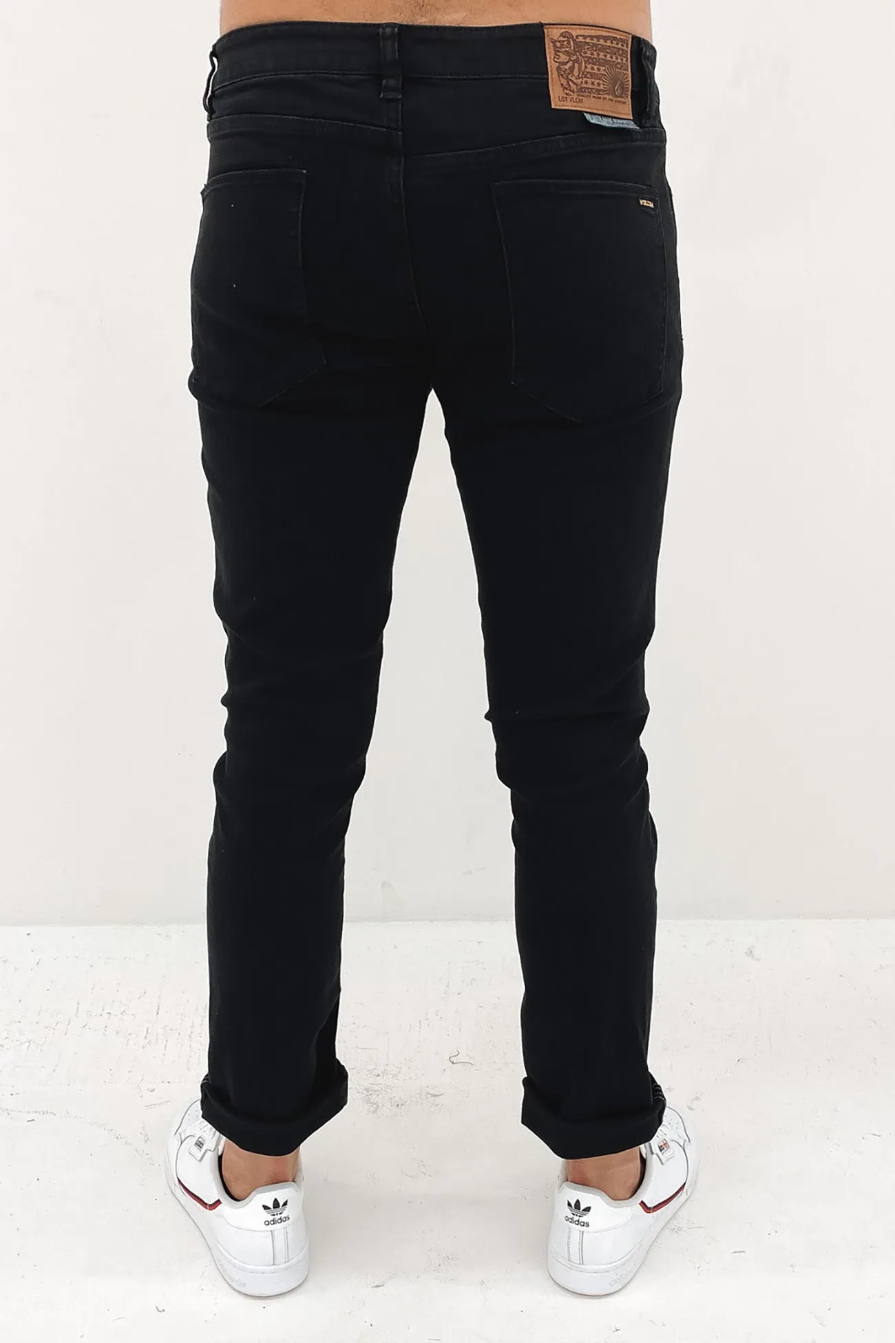 Vorta Slim Straight Jean Black Out Multi Pocket Design Party Look Classic Wear