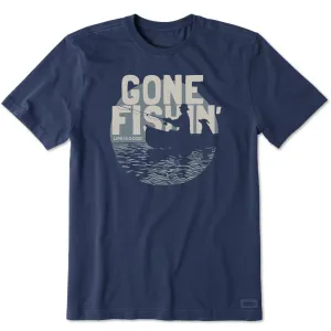 Short sleeved breeziness Prom Men's Gone Fishin' Short Sleeve Tee