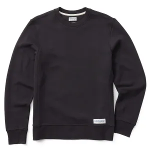 belt accents Men's Solid Simply True Fleece Crew
