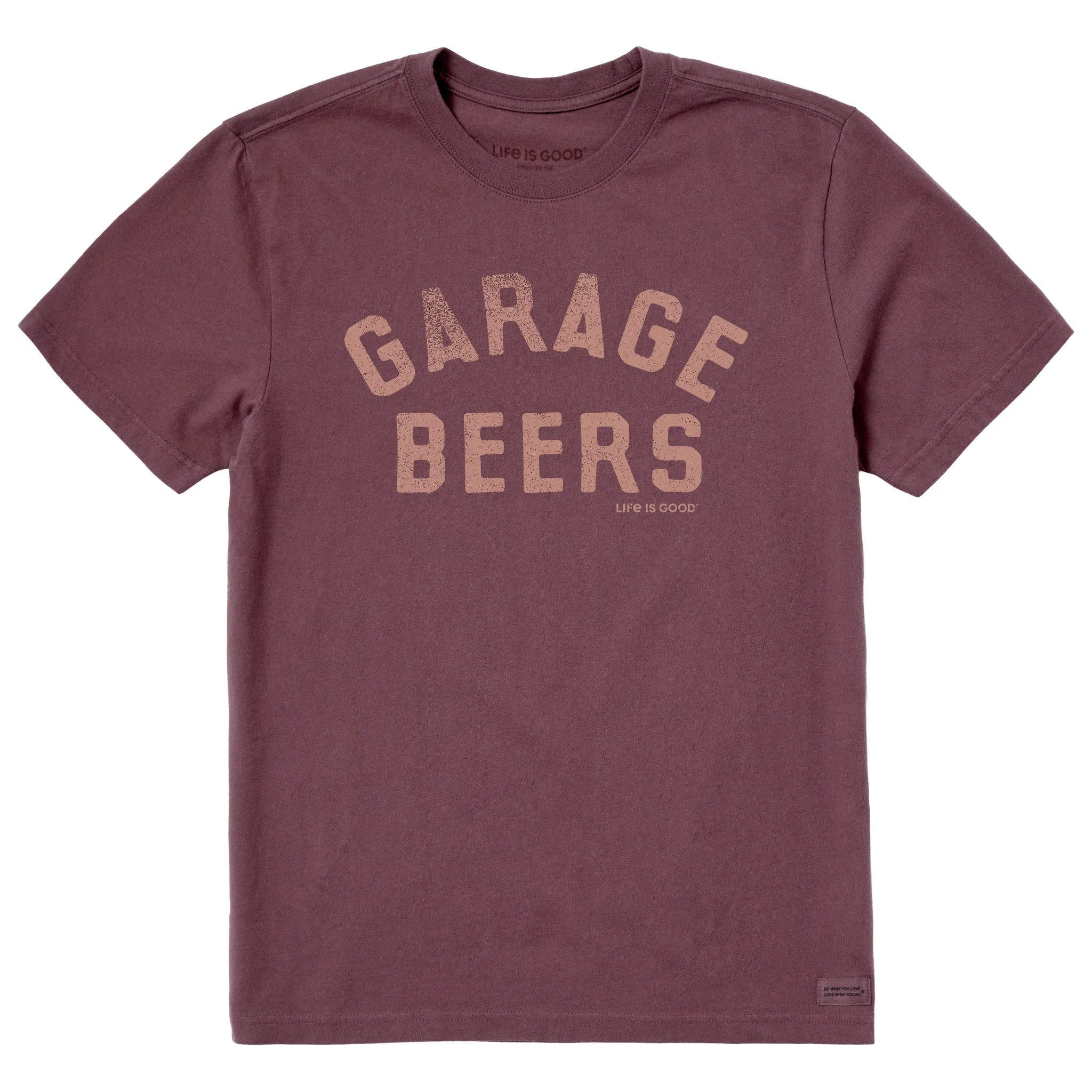 Holiday Comfort Style Men's Garage Beers Short Sleeve Crusher Tee