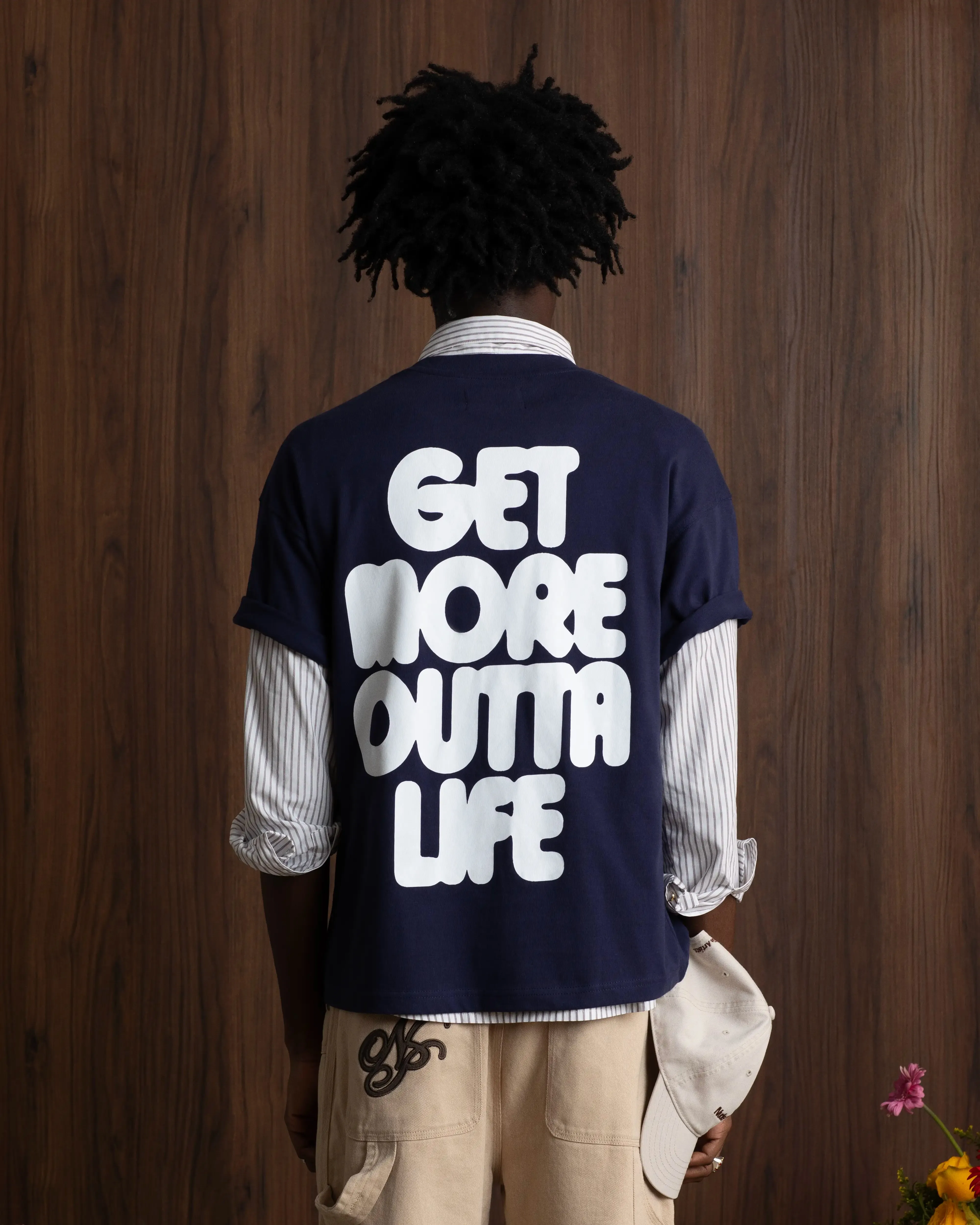 Always Late Tee Navy Relaxed Movement