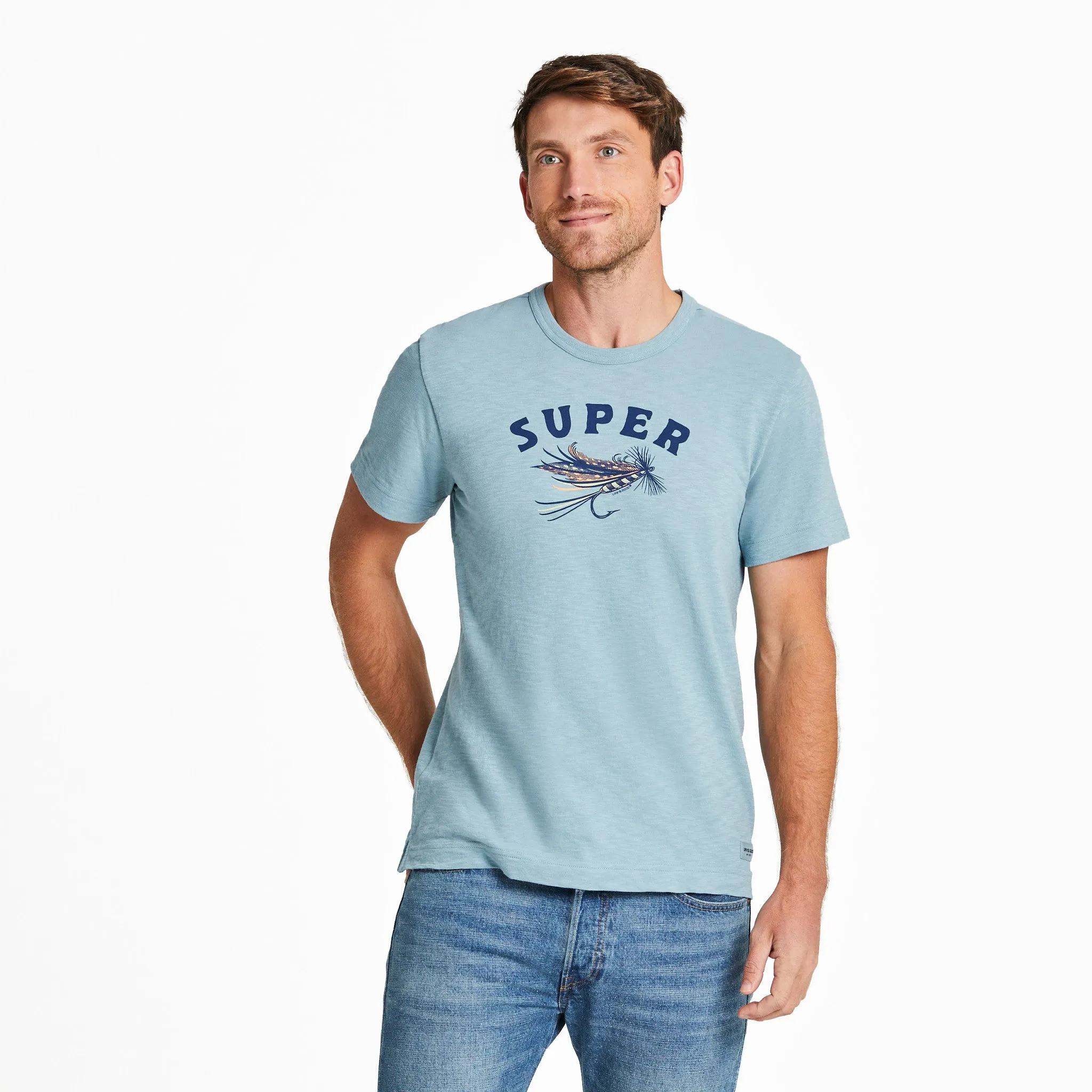 Men's Super Fly Slub Slim Fit Tee Roomy Fit