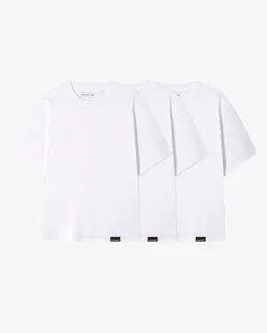 Basic Tee White 3xPack SoftenedNeckline