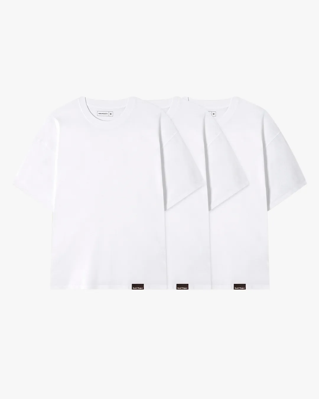 Basic Tee White 3xPack SoftenedNeckline