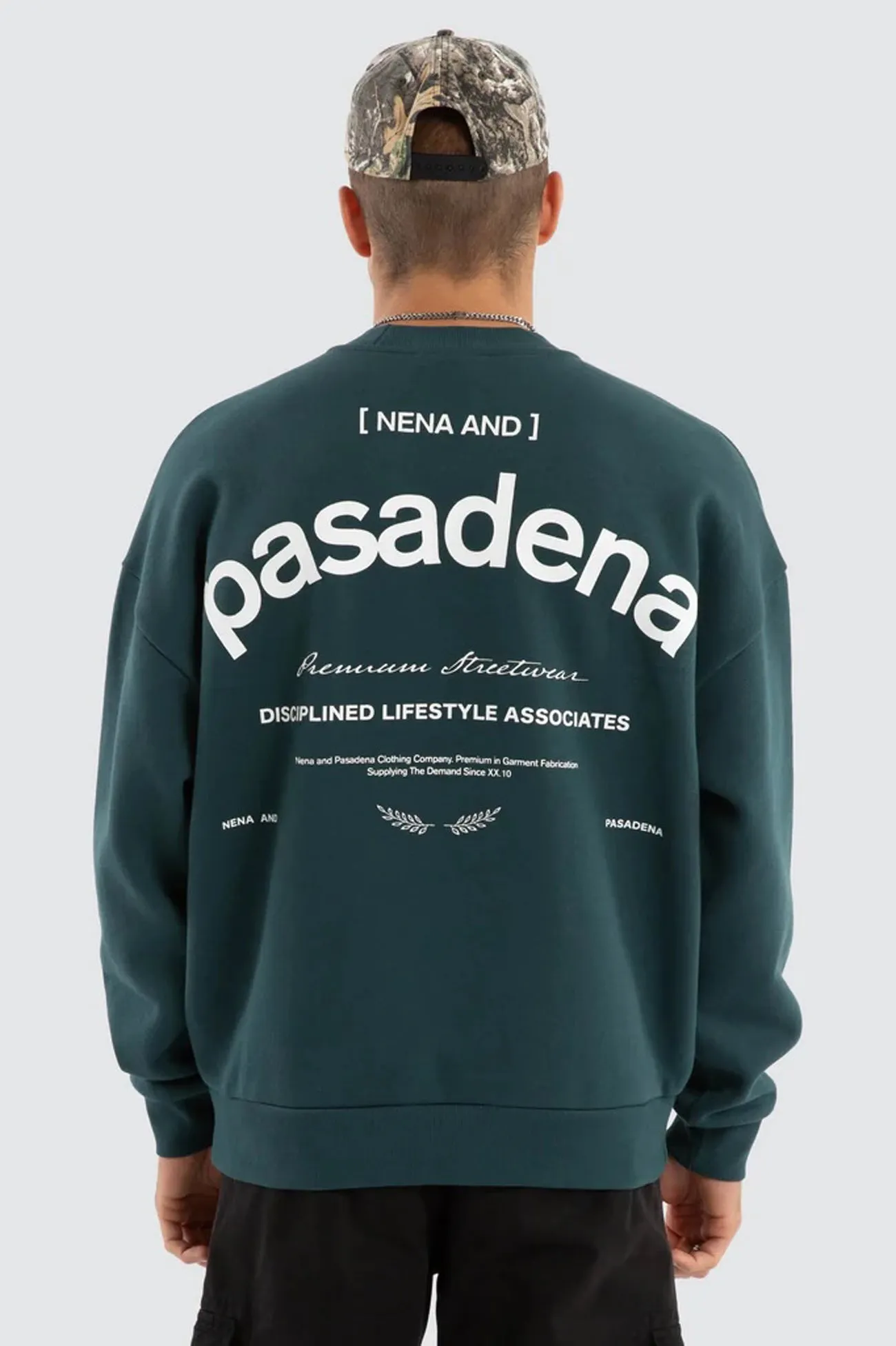 Lectern Box Fit Sweater Sea Moss Minimalist Look