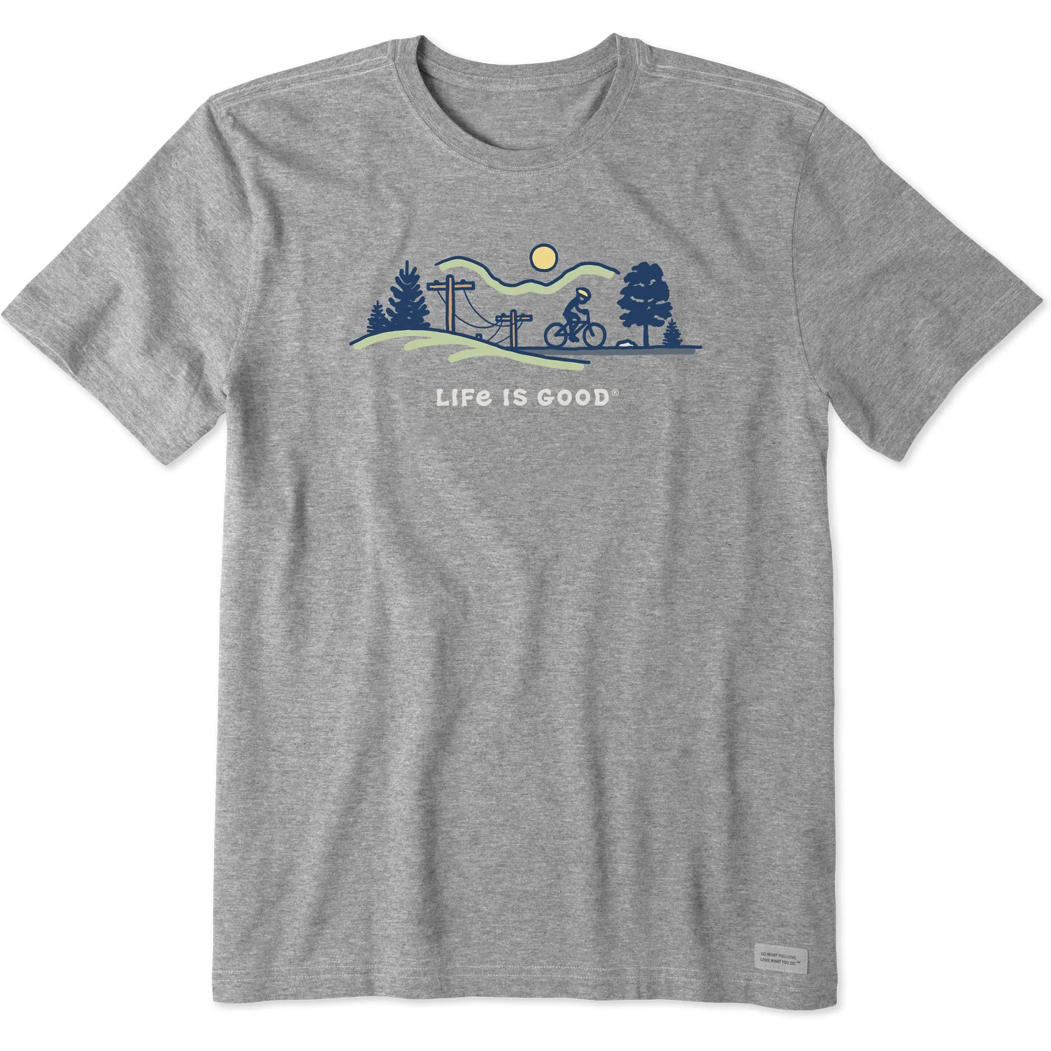 Fit For Movement Men's Vintage Bike Vista Short Sleeve Tee