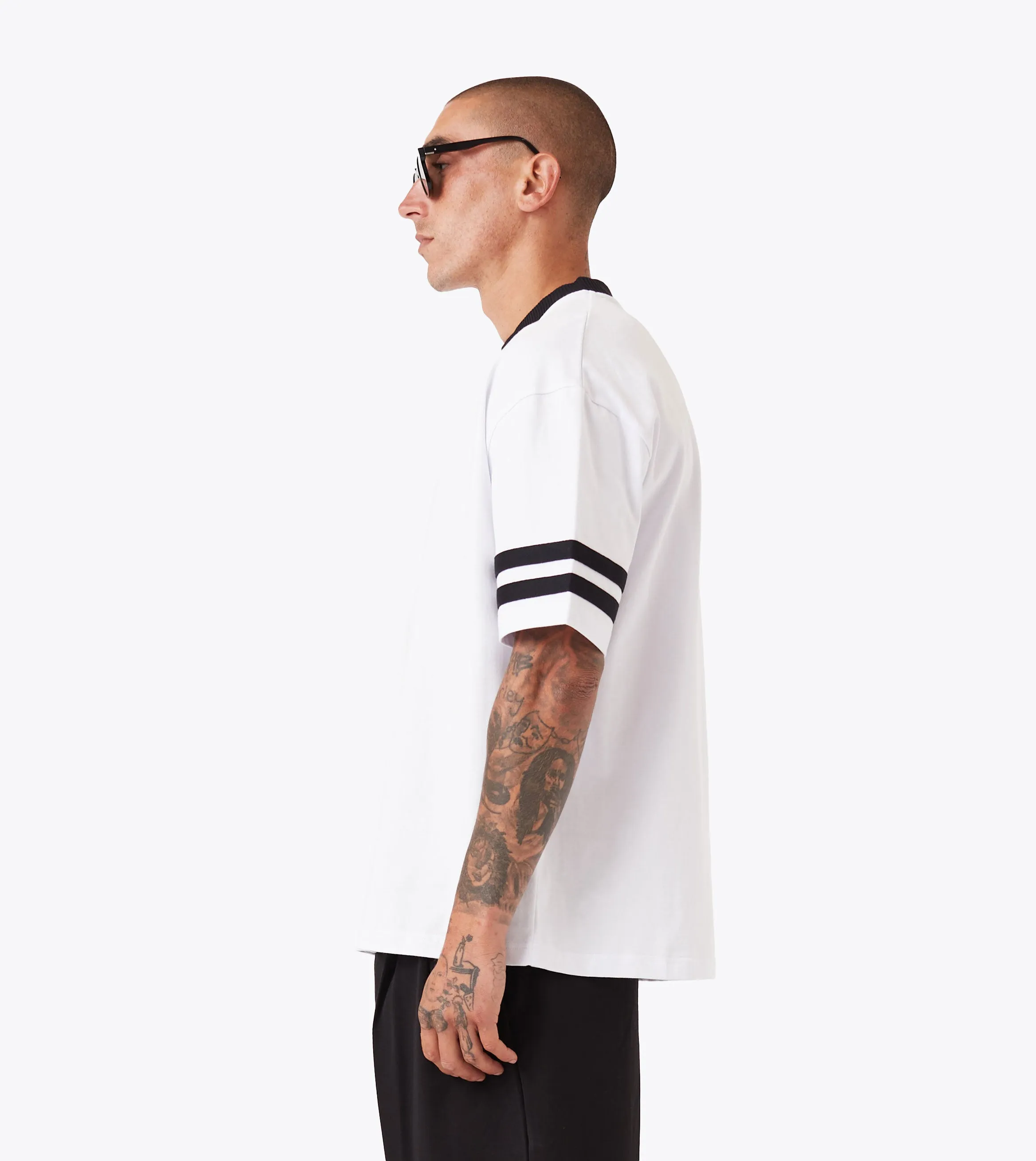 Active Layers QB Lounge Tee White