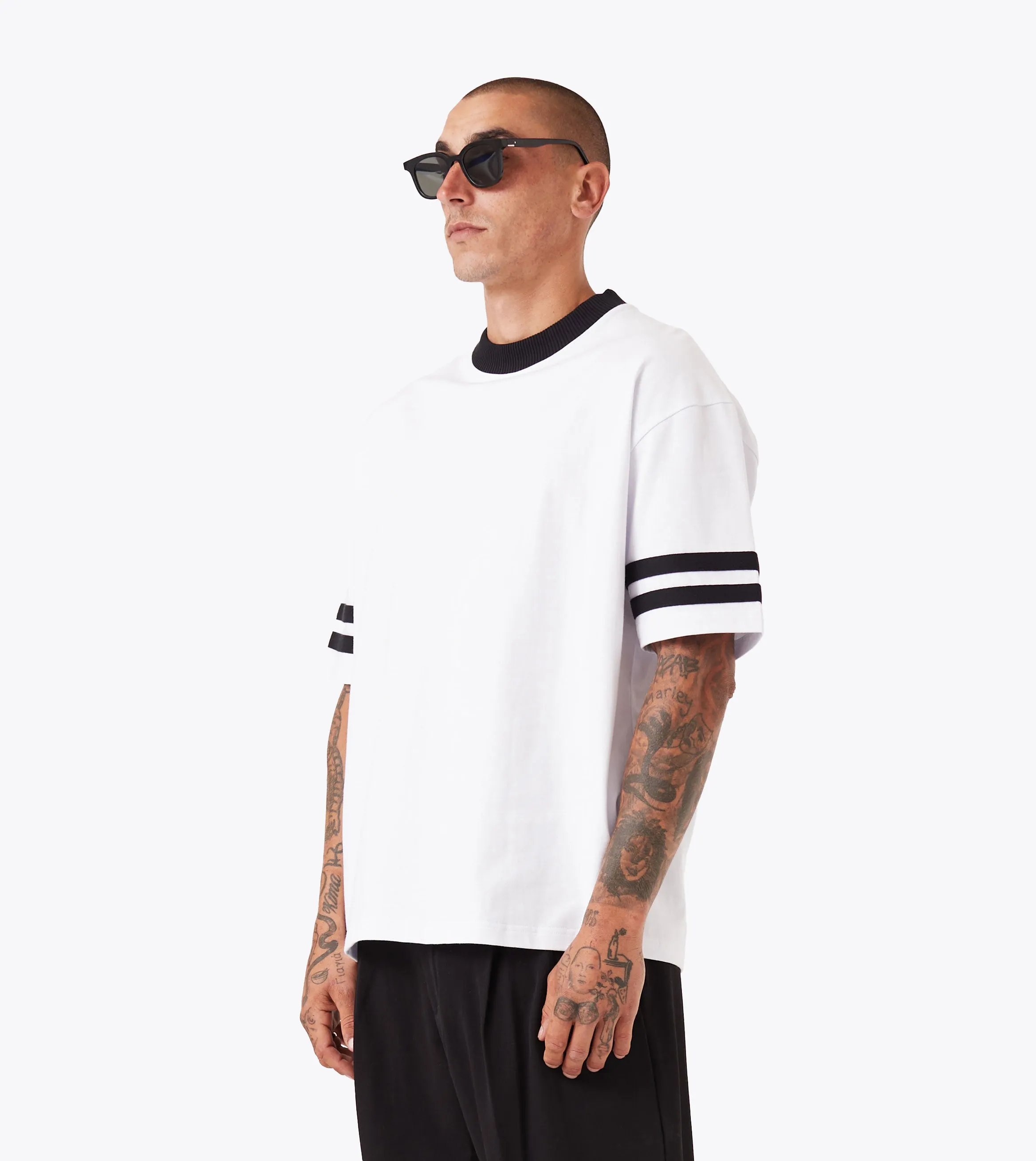 QB Lounge Tee White Casual Flex