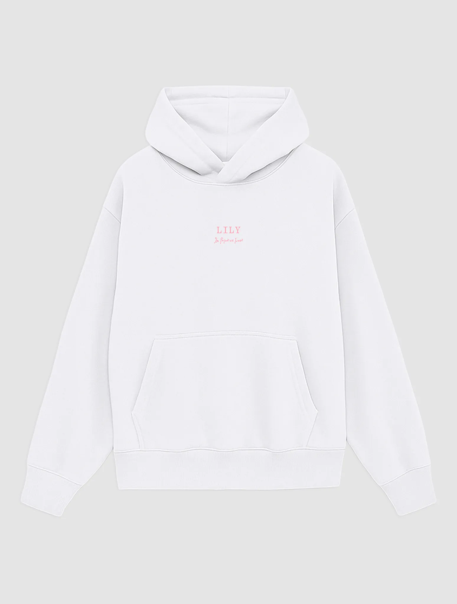 lily white hoodie Layer Comfort