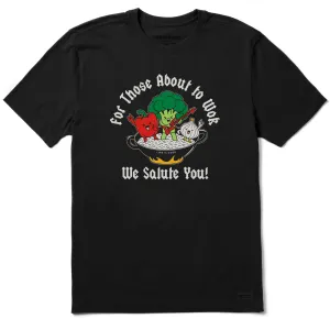 Men's For Those About to Wok Short Sleeve Tee Casual Look Street Trend Look