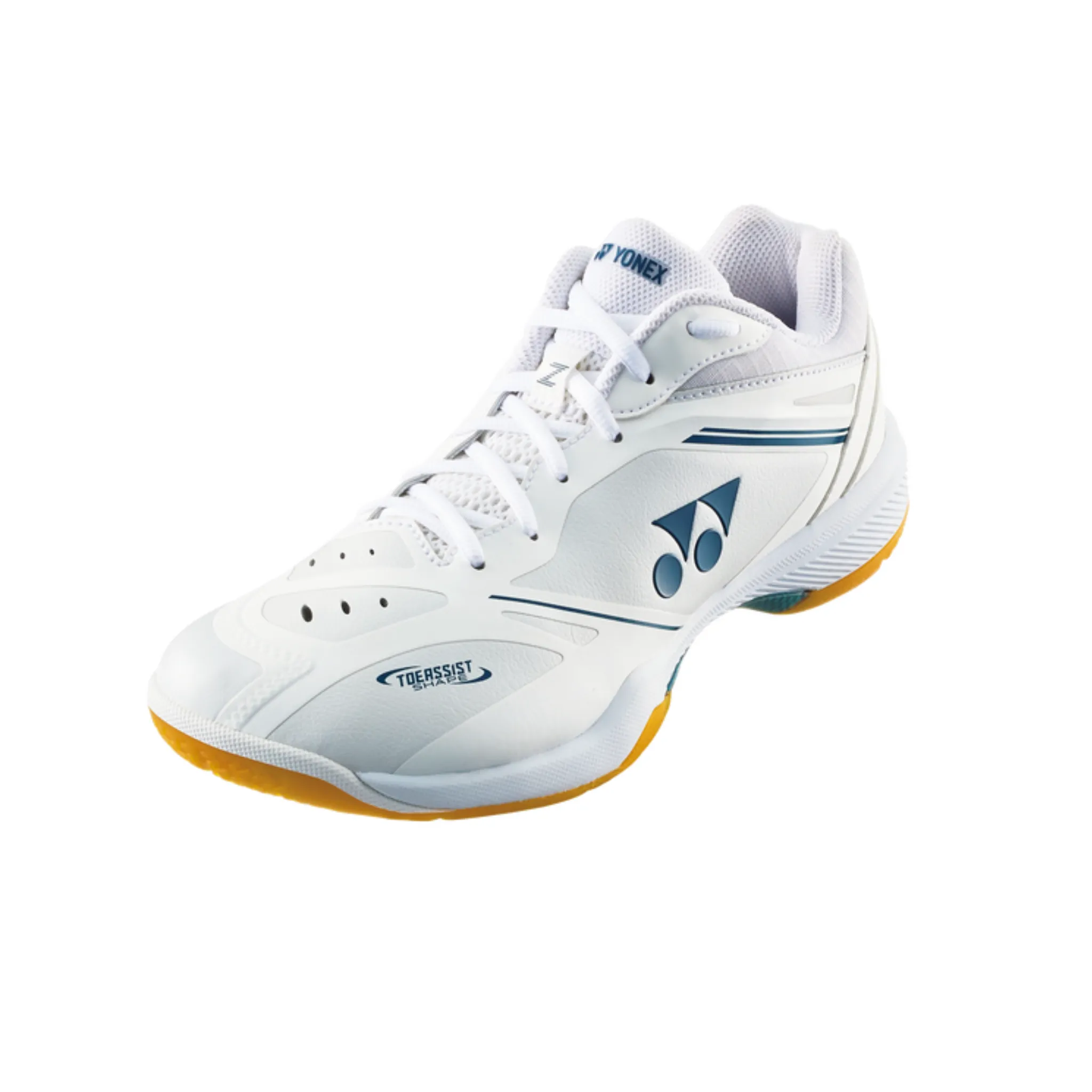 Yonex Power Cushion SHB65Z4W Unisex Wide Court Shoes [White] Mid Foot Comfortable Tongue