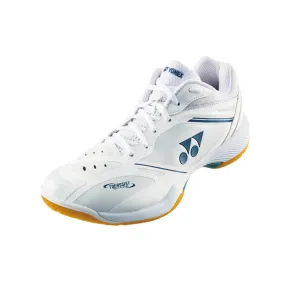 Abrasion Resistant Mesh Tensile Strength Weave Yonex Power Cushion SHB65Z4W Unisex Wide Court Shoes [White]