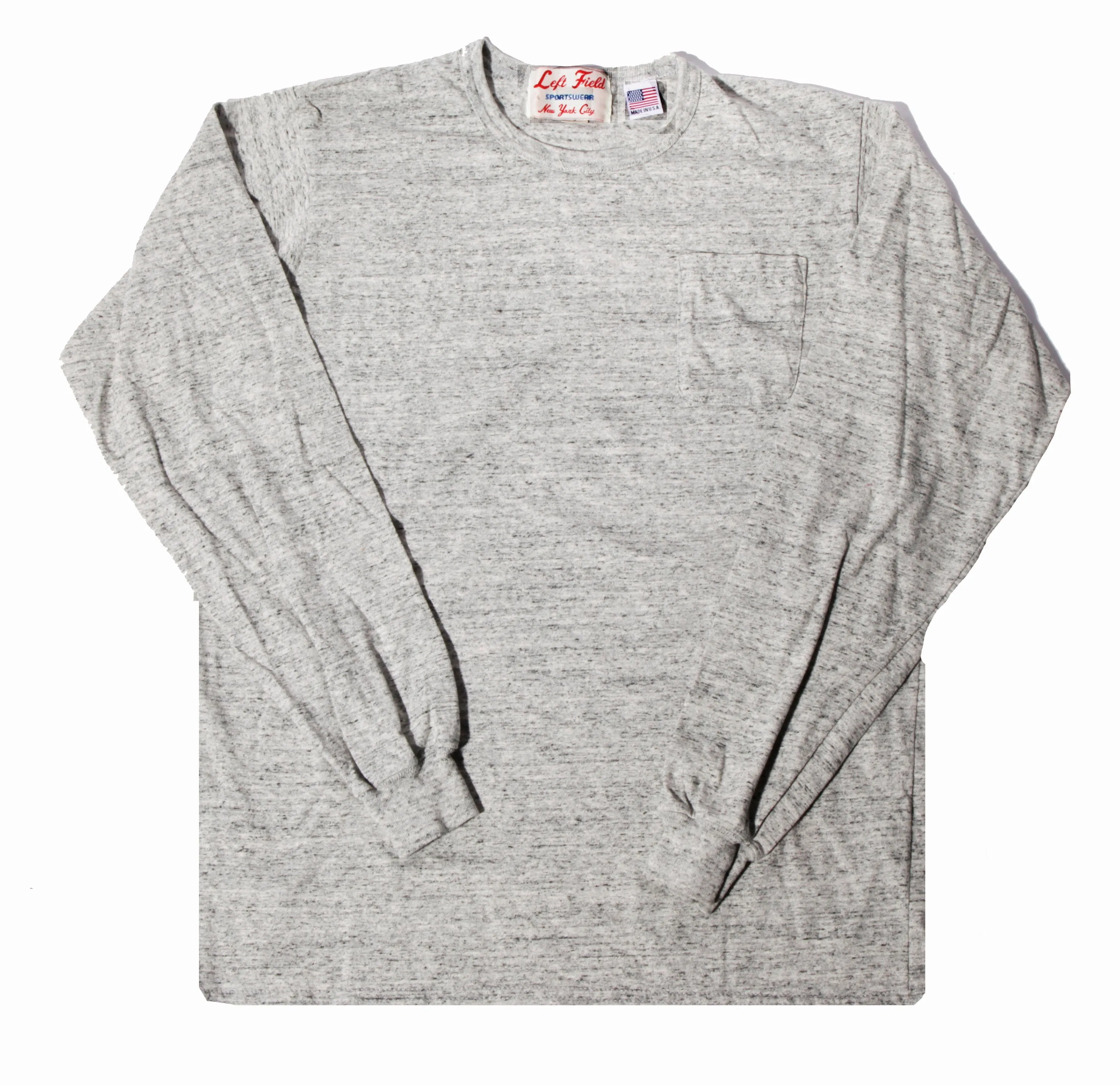 Long Sleeve Heather Grey Pocket Tee Soft Joggers Spirit Core