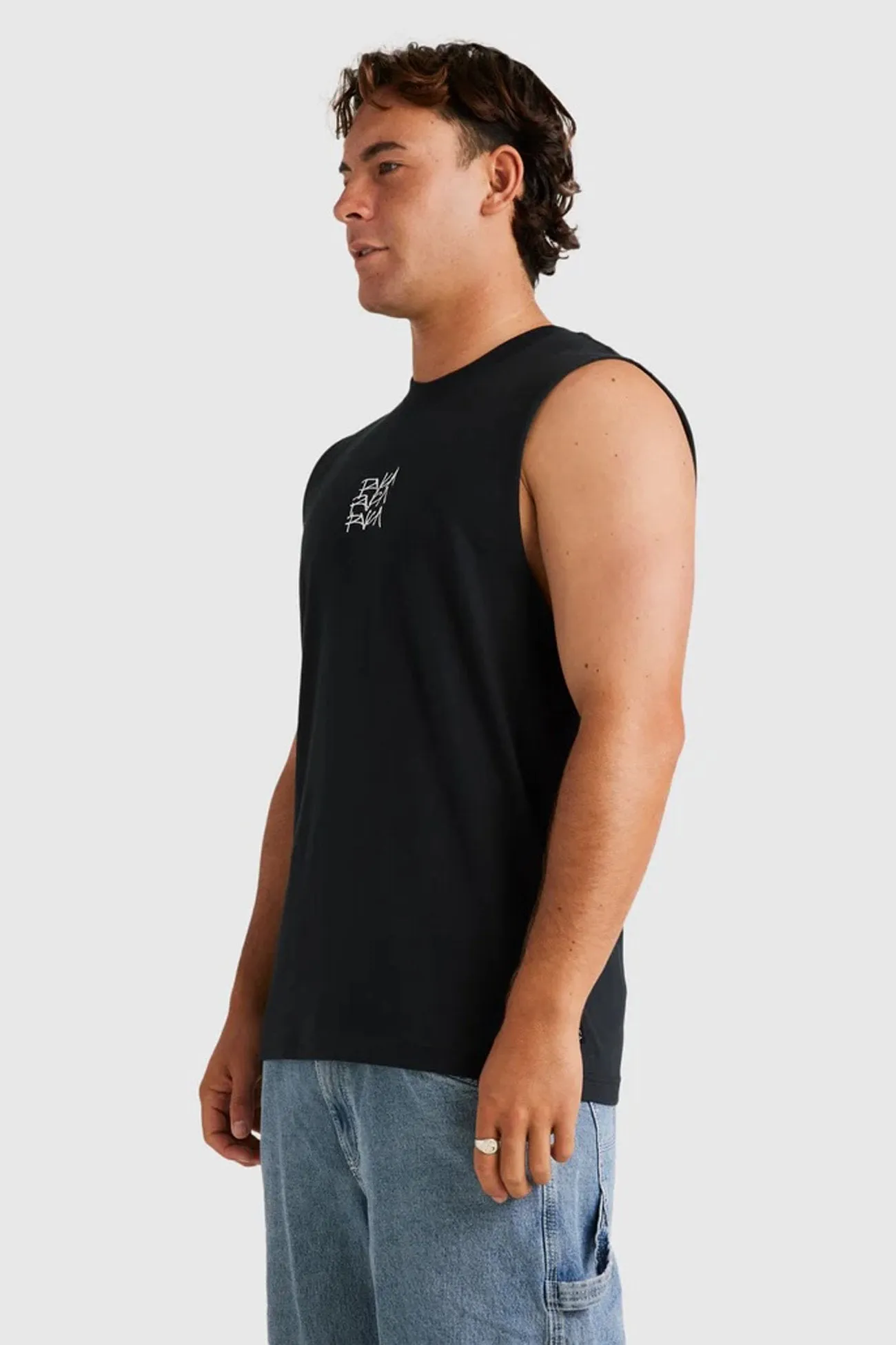 EasyCareMaterial Scrawls Muscle Black