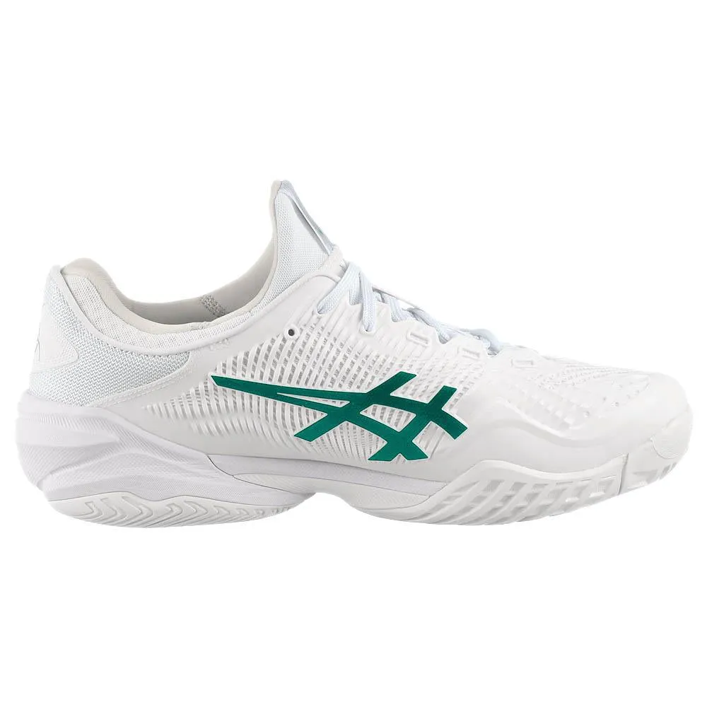 Asics Men's Court FF 3 Novak - White/Pitch Green Ventilated