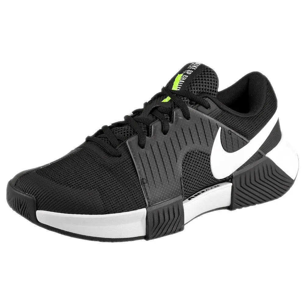 Nike Men's Air Zoom GP Challenge 1 - Black/White Stretchable Fabric