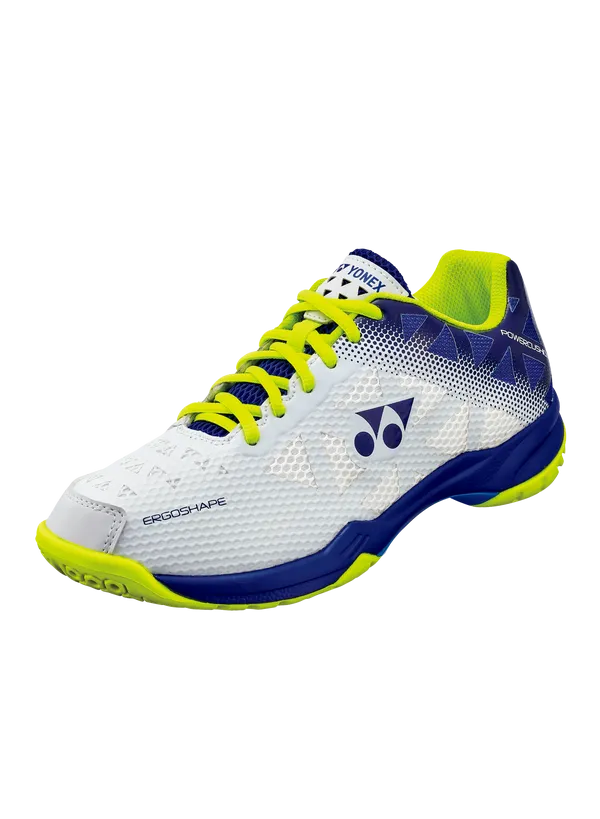 Impact Prime Track One Yonex Power Cushion 50 Unisex Badminton Shoes [White/Blue] *CLEARANCE*