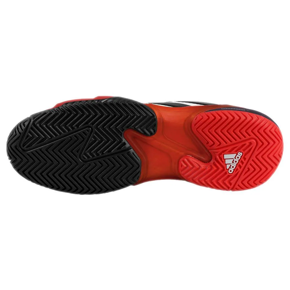 adidas Men's Barricade 13 - Cloud White/Lucid Red Stable base