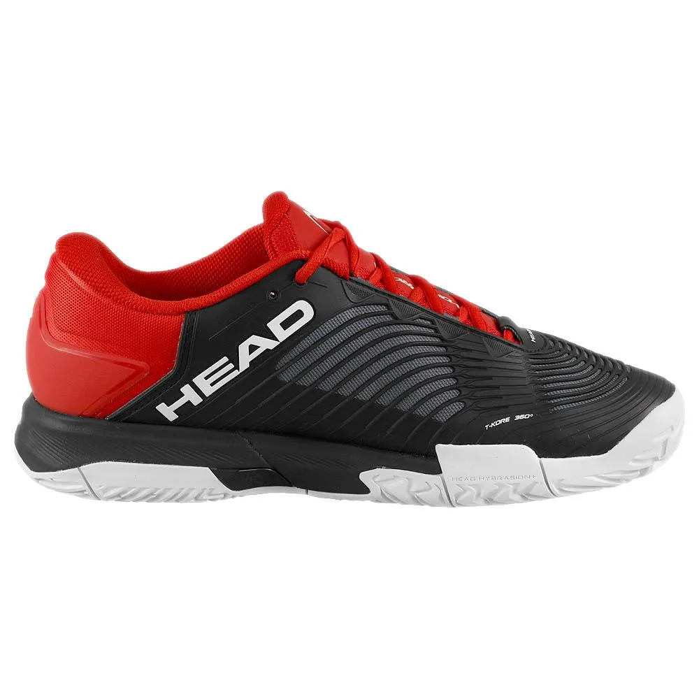 Head Men's Revolt Pro 4.5 - Black/Red Elastic laces