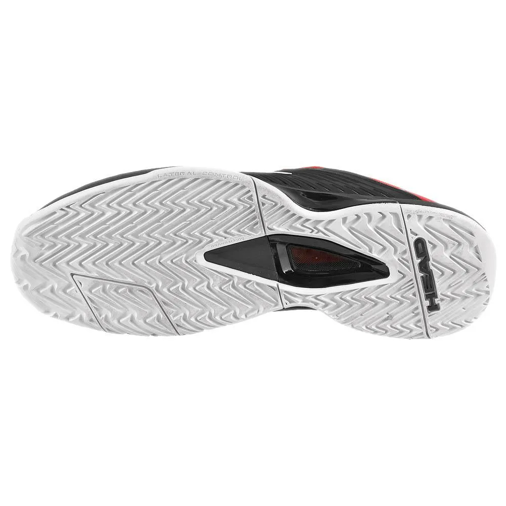 Wide toe box Wide fit Head Men's Revolt Pro 4.5 - Black/Red