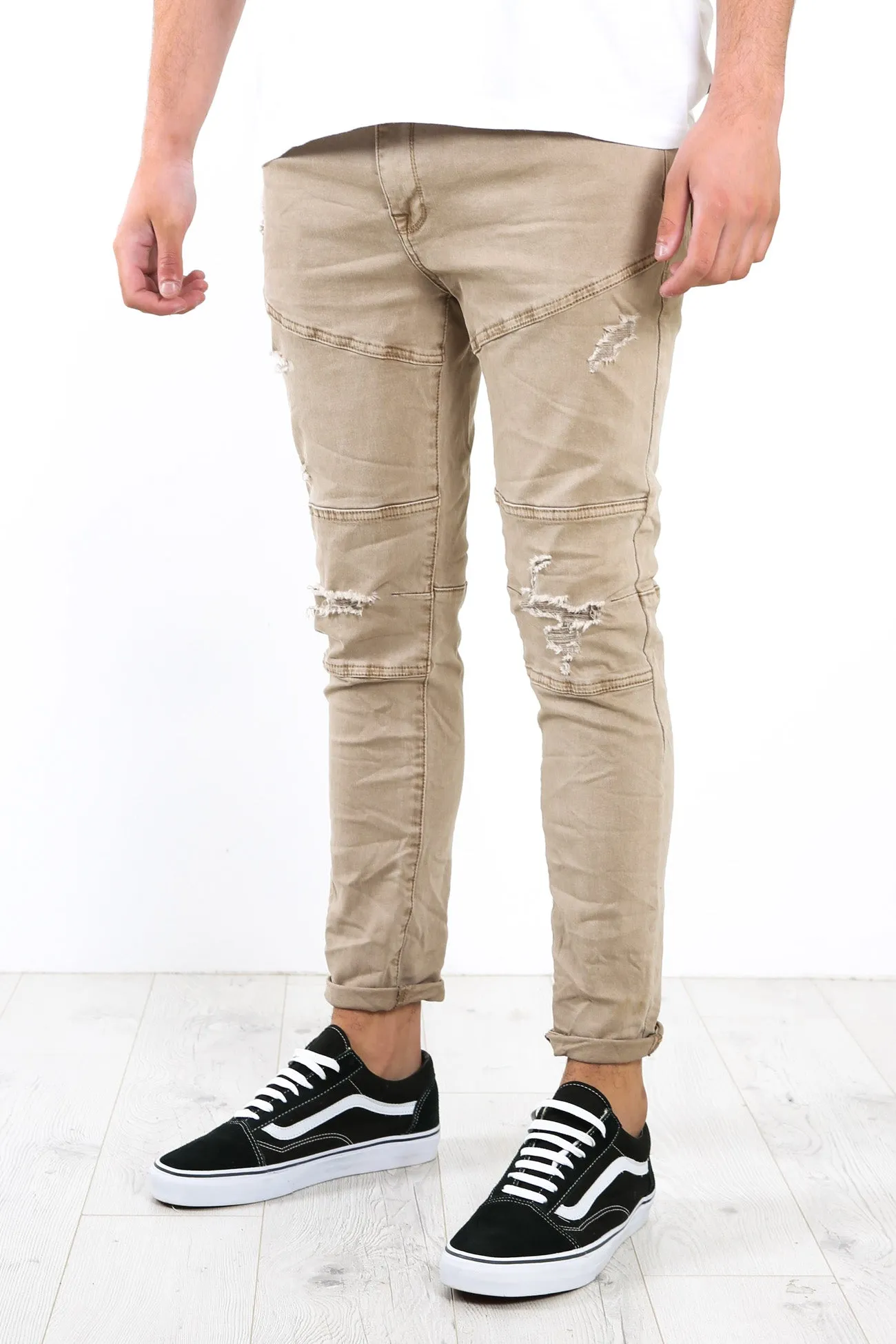 Durable Triple Stitched Seams Work Ready Neutral Soho Jean Tan