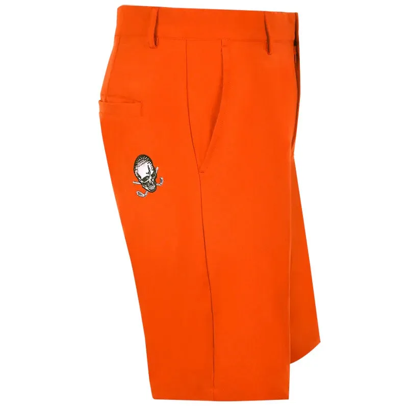 Tattoo Golf: Men's OB ProCool Performance Golf Shorts - Orange All Purpose Fit