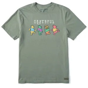 Elderly Comfort Essential Wear Men's Grateful Winnies Short Sleeve Crusher Tee