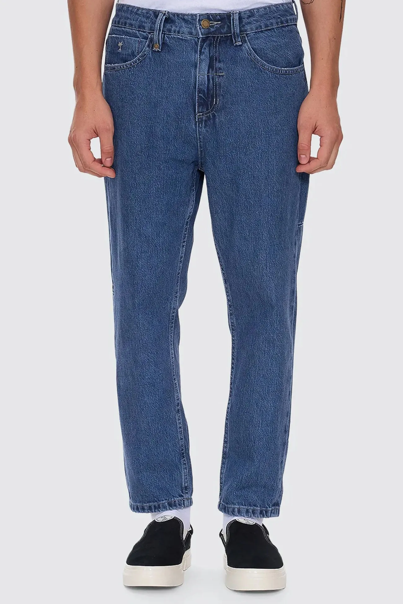 Unchopped Denim Jean Vintage Rinse Blue Eco Friendly Date Night