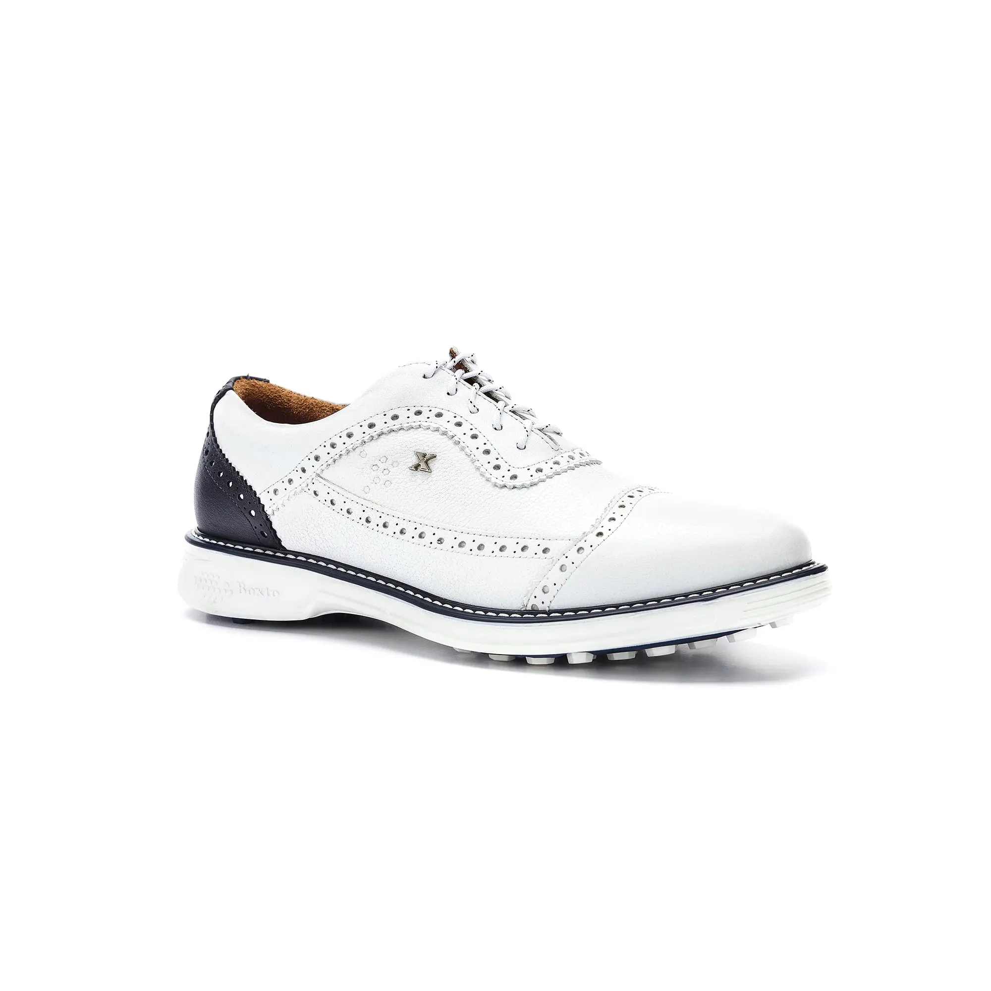 Legacy Hope Spikeless Golf Shoes White Navy Blue Performance Step