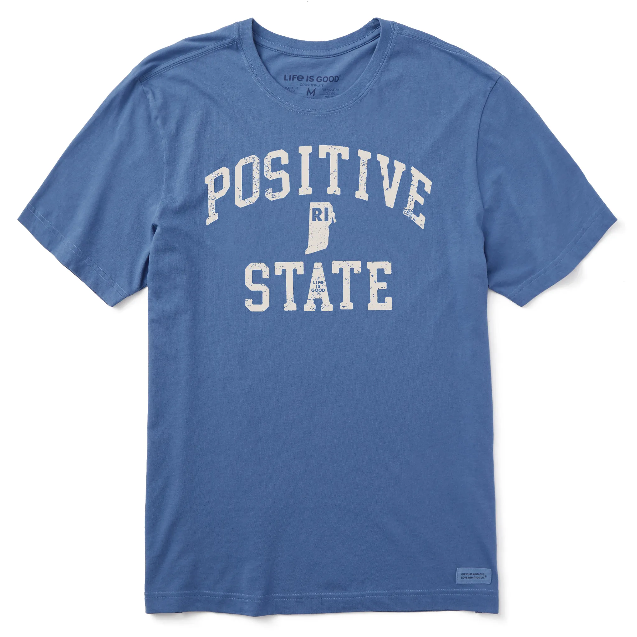 Minimal Fit Men's Positive State Rhode Island Short Sleeve Crusher Tee
