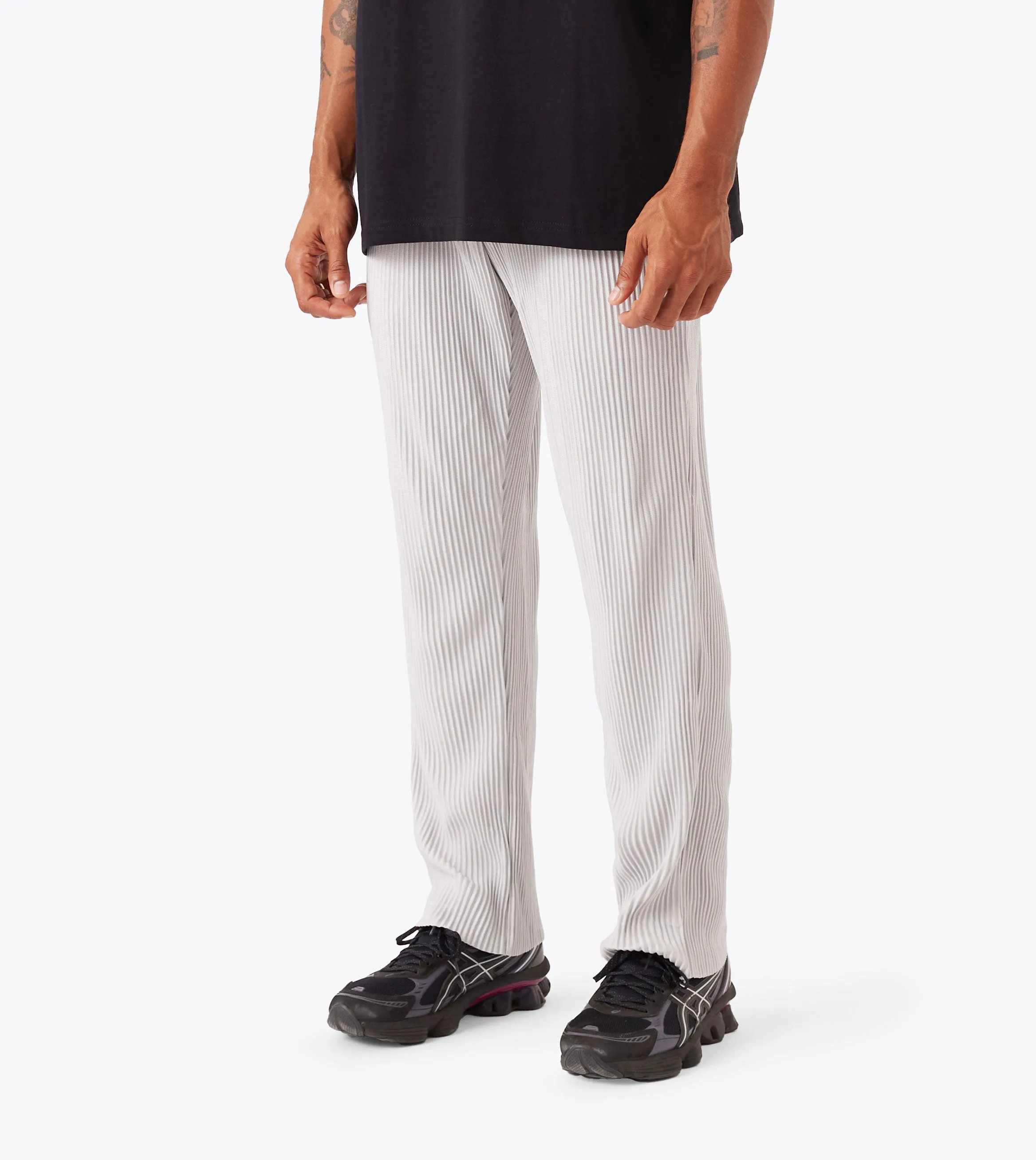 Pleated Pant Cement Zip Pocket High Durability Thread
