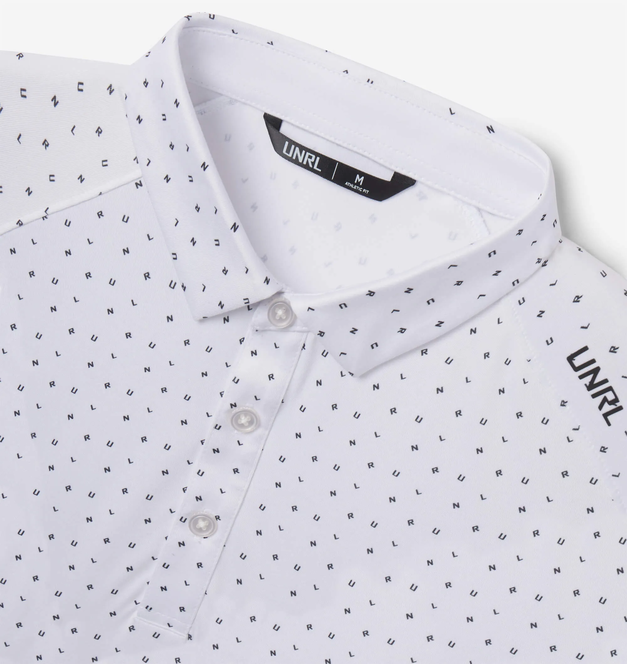 Smooth Flatlock Seams YarnDyed Construction UNRL Scramble Polo