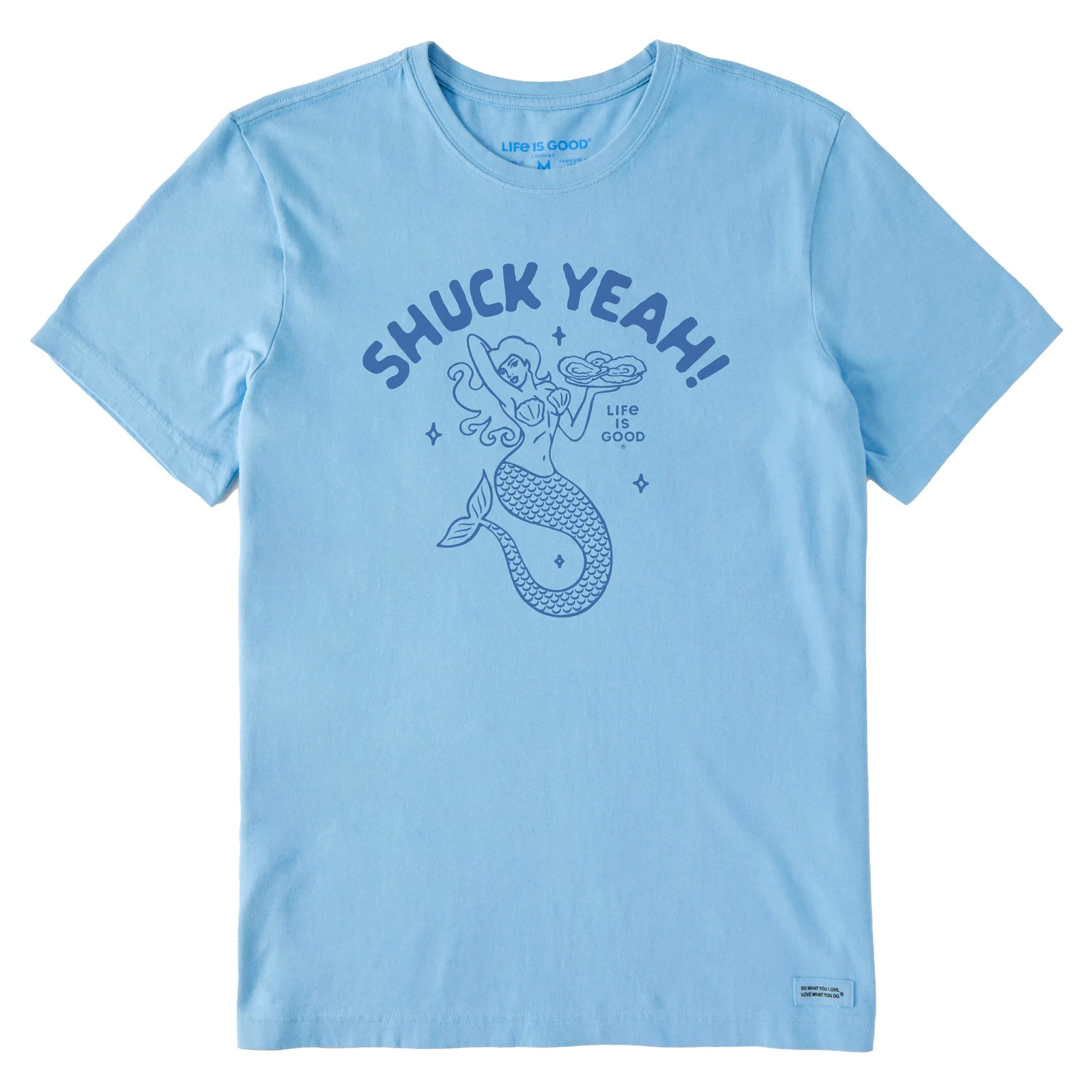Men's Shuck Yeah! Mermaid Short Sleeve Tee Standard Body Fit