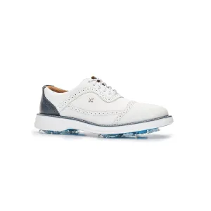 Optimal Support Legacy Hope Pro Spiked Golf Shoes White Blue