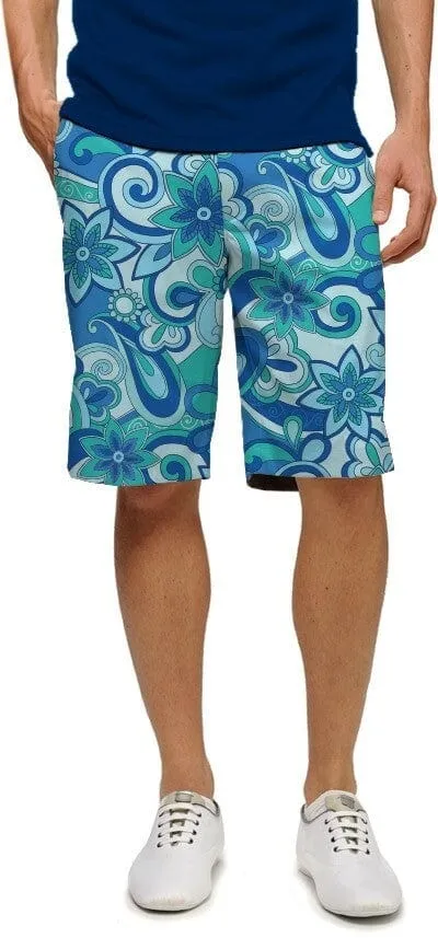Double Layered Panels Loudmouth Golf: Men's StretchTech Shorts - Summer of Love