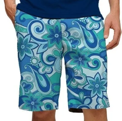 Loudmouth Golf: Men's StretchTech Shorts - Summer of Love All Day Flexible Design