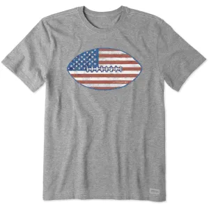 Pocket Detailing Simple Layer Men's Football Flag Short Sleeve Tee