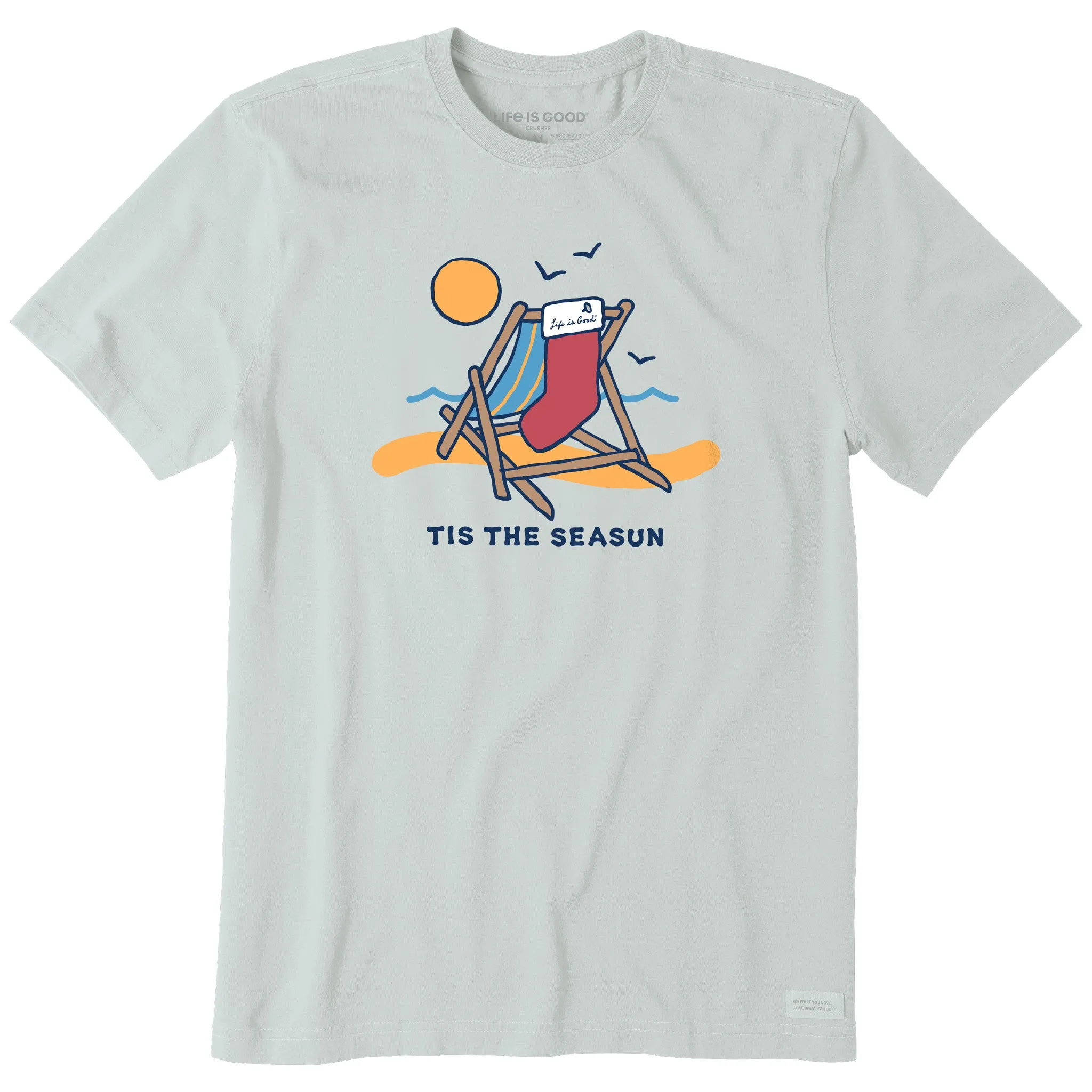 Men's Tis the Seasun Short Sleeve Crusher-LITE Tee Soft Touch Fabric