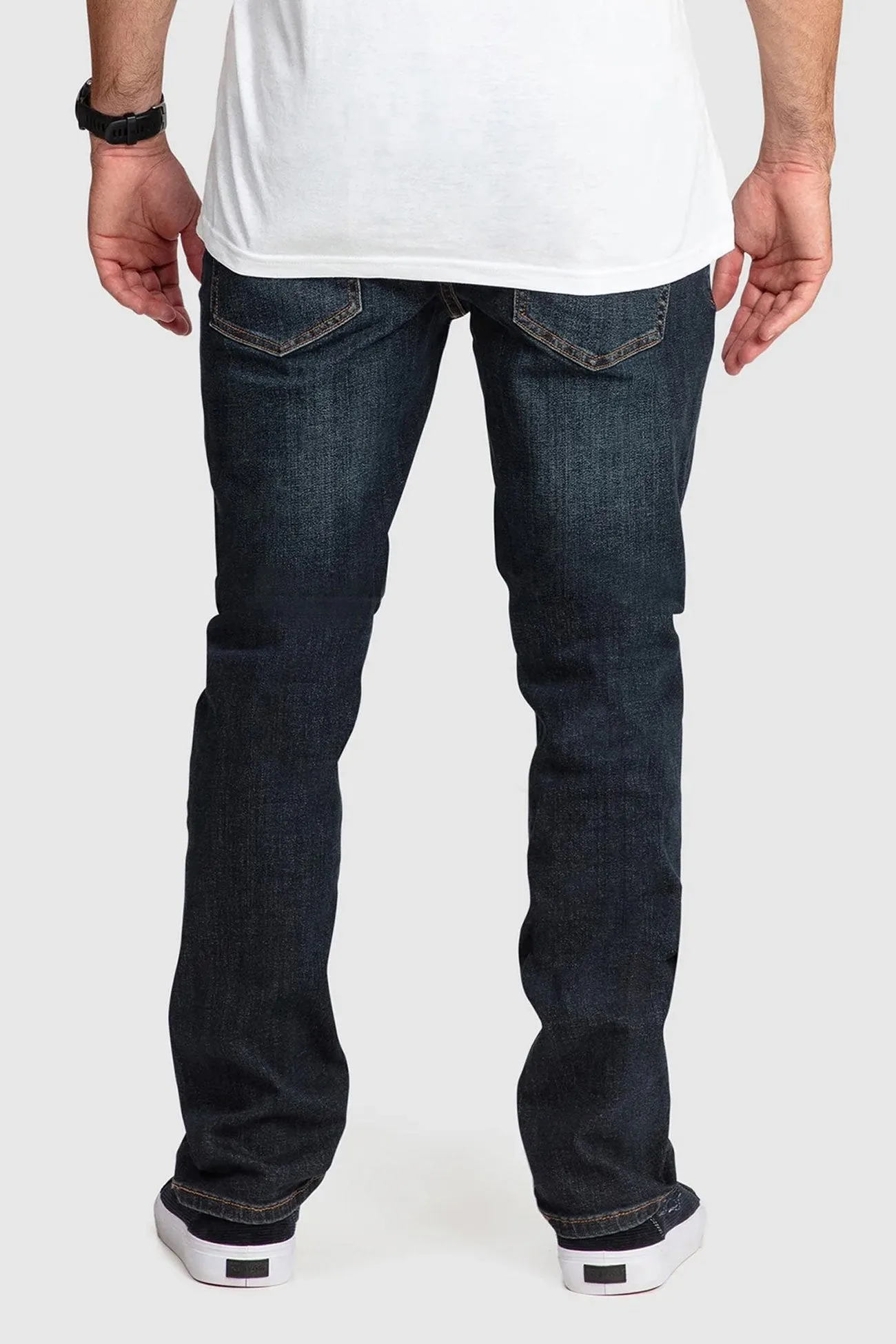 Subtle design Straight Leg Design Vorta Slim Fit Jean New Vintage Blue