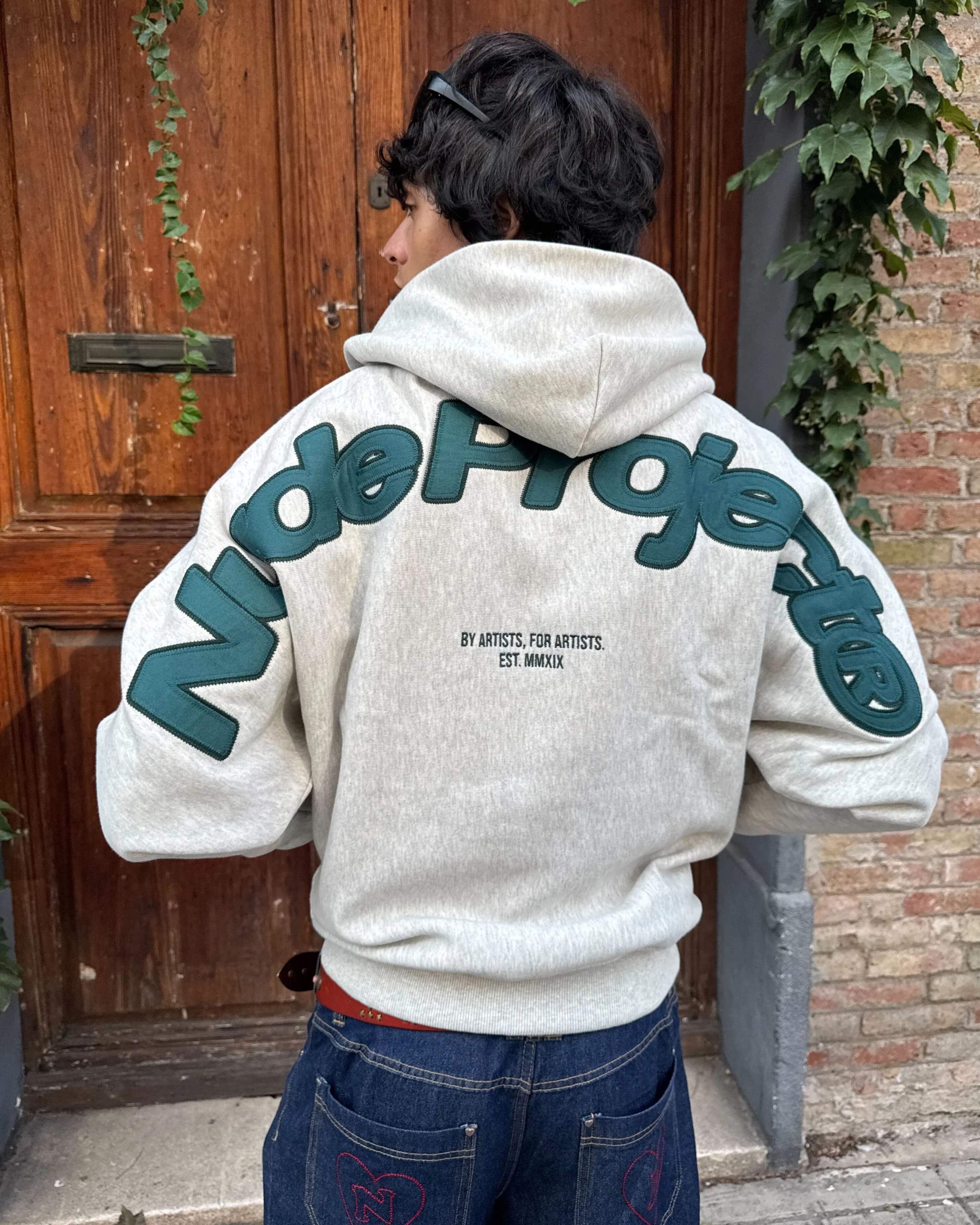 product weekday wearability Beast Zip-up Hoodie Grey Melange