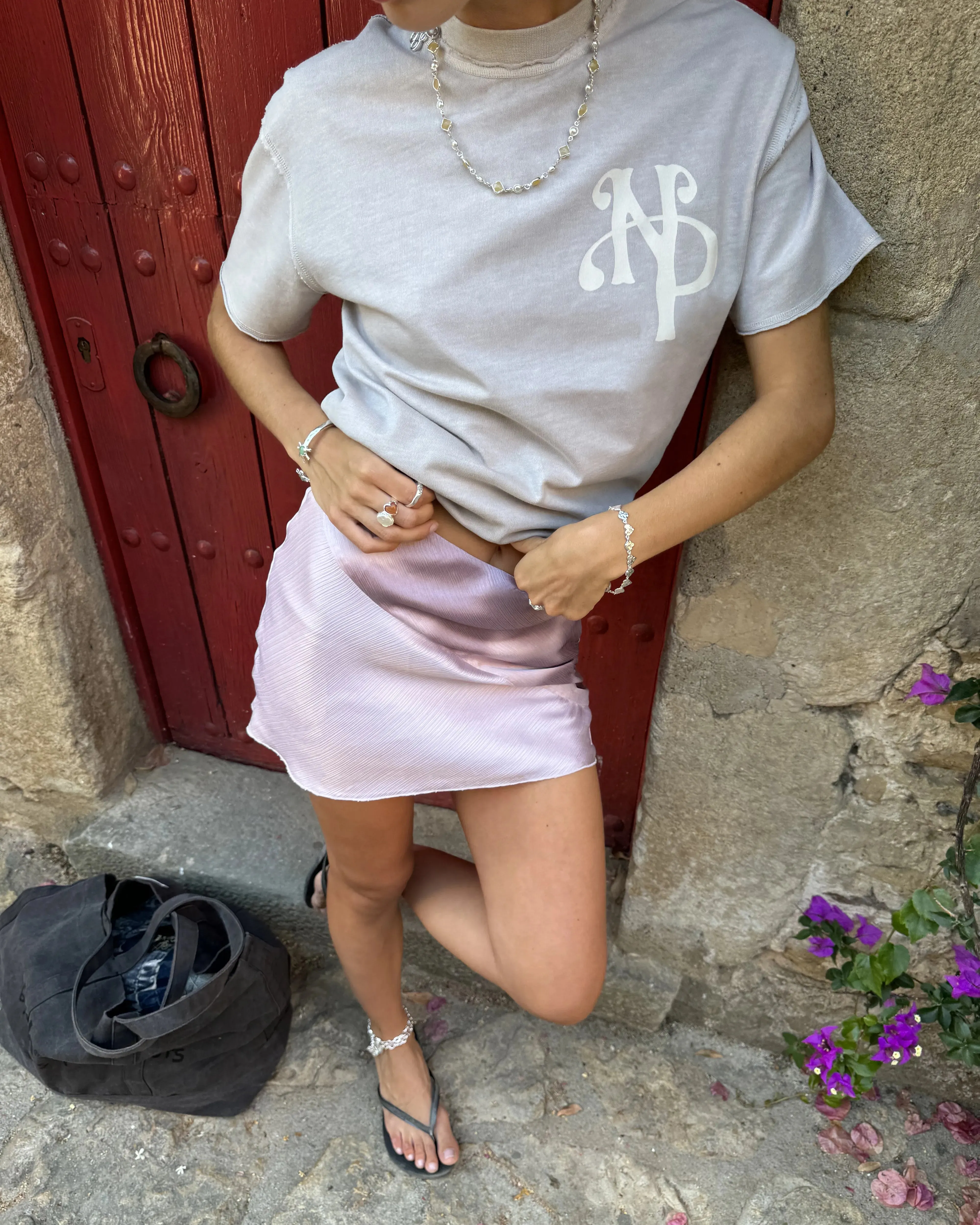 Relaxed and Easy Kill Bill Slim Tee Grey