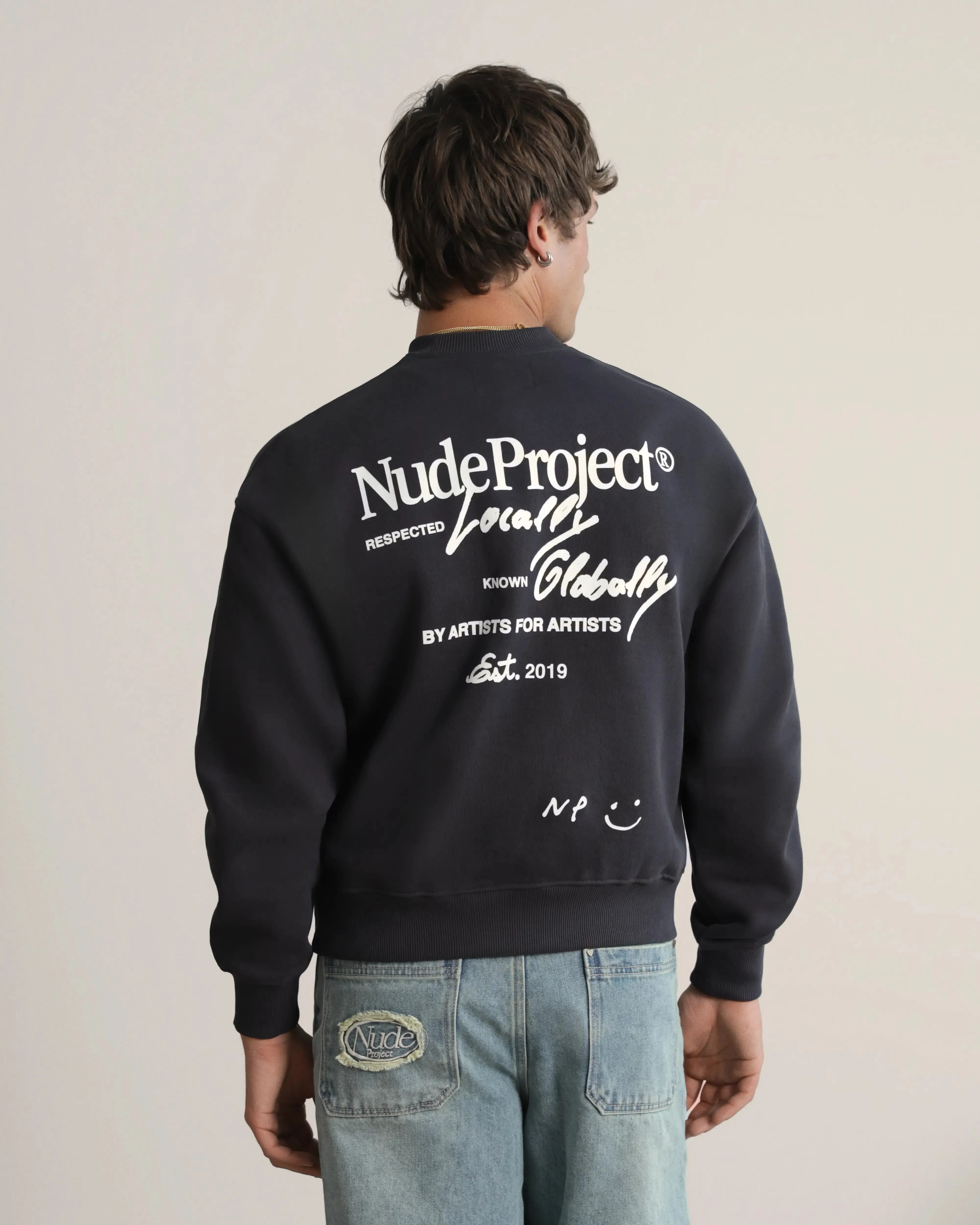 Global Soon Sweatshirt Ash product chambray casualness product terry cloth absorbency