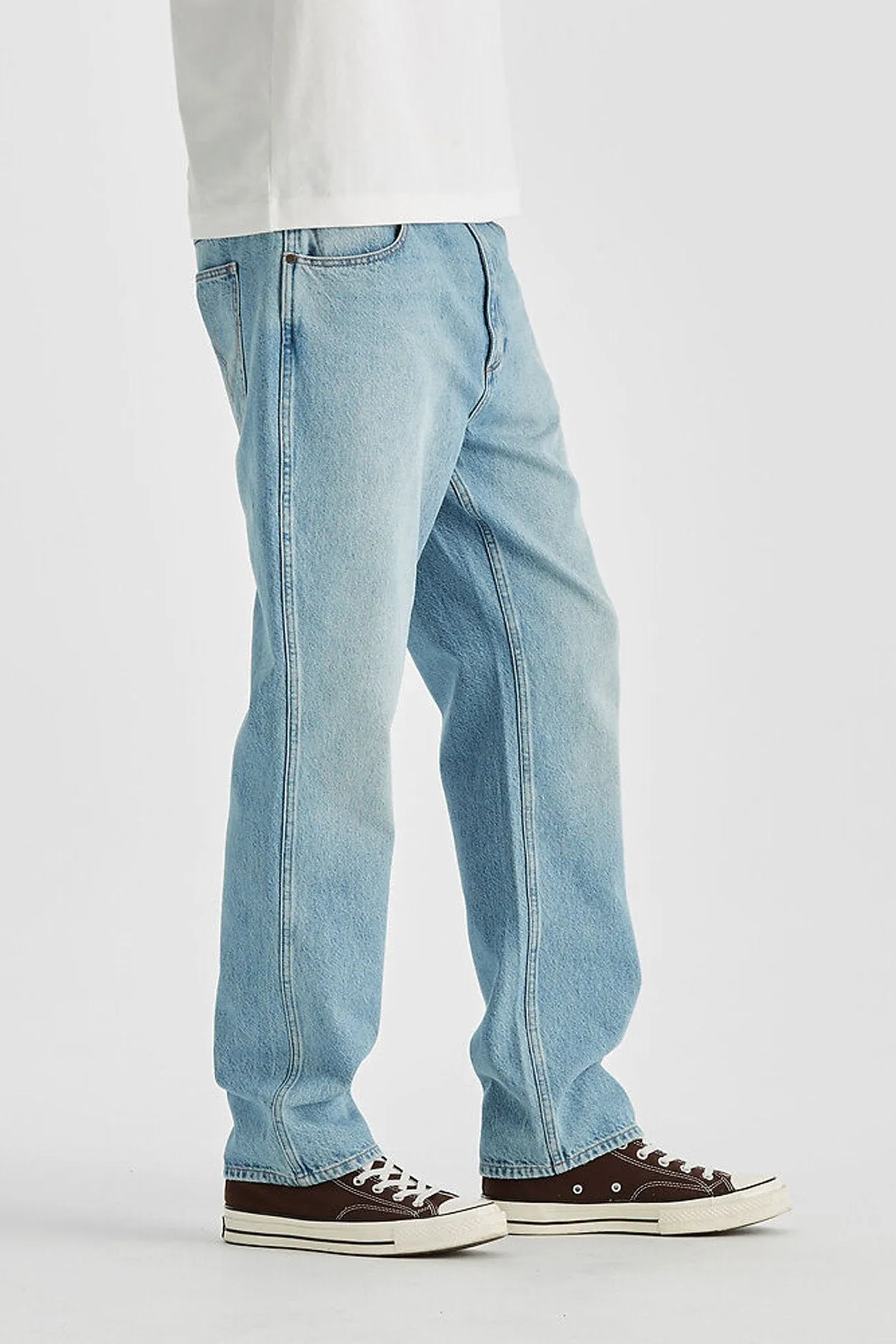 Seamless Pocket Design Affordable Durable Eazy Straight Jean Daybreak Blue