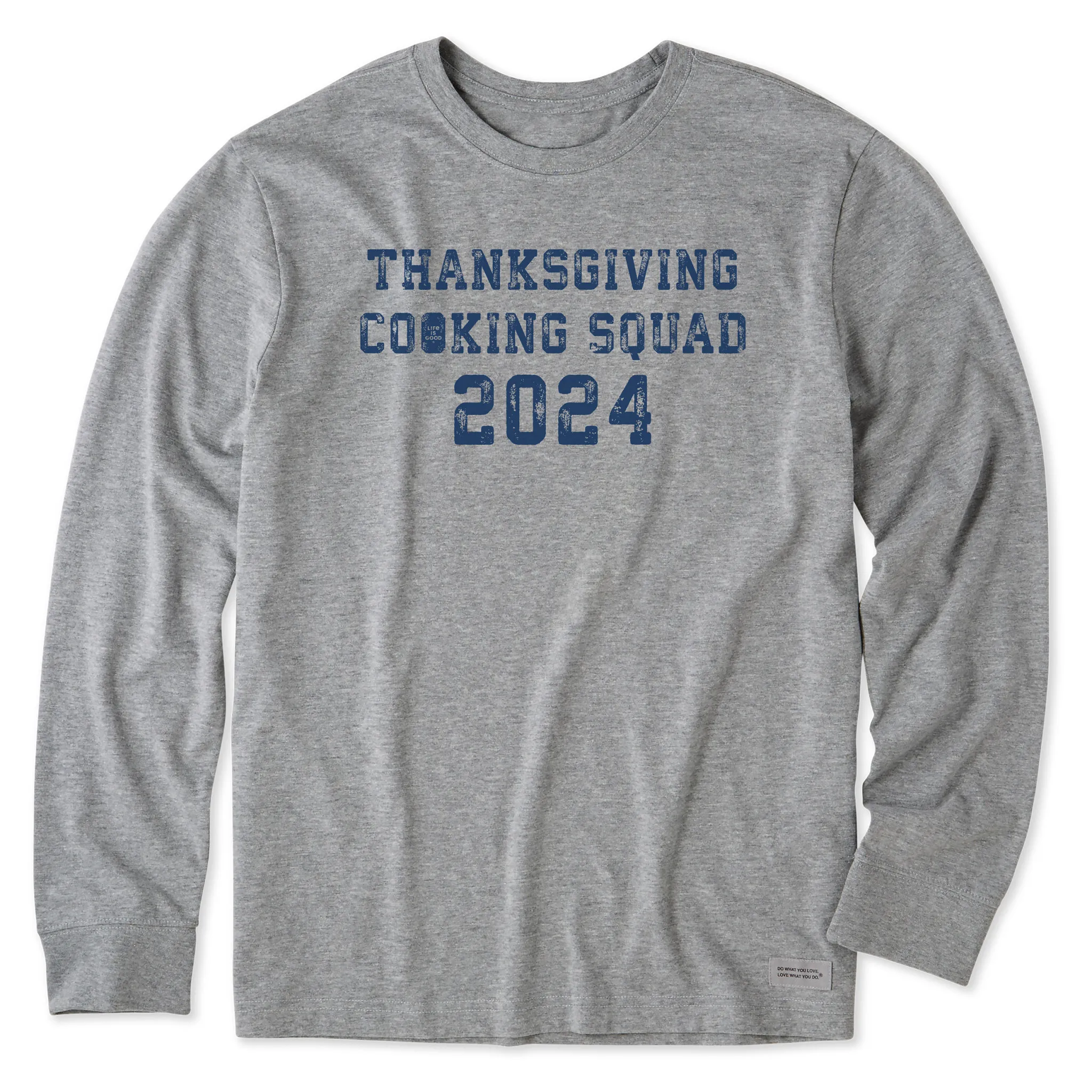 Perfect Design Men's Thanksgiving Day Cooking Squad 2024 Long Sleeve Crusher Tee