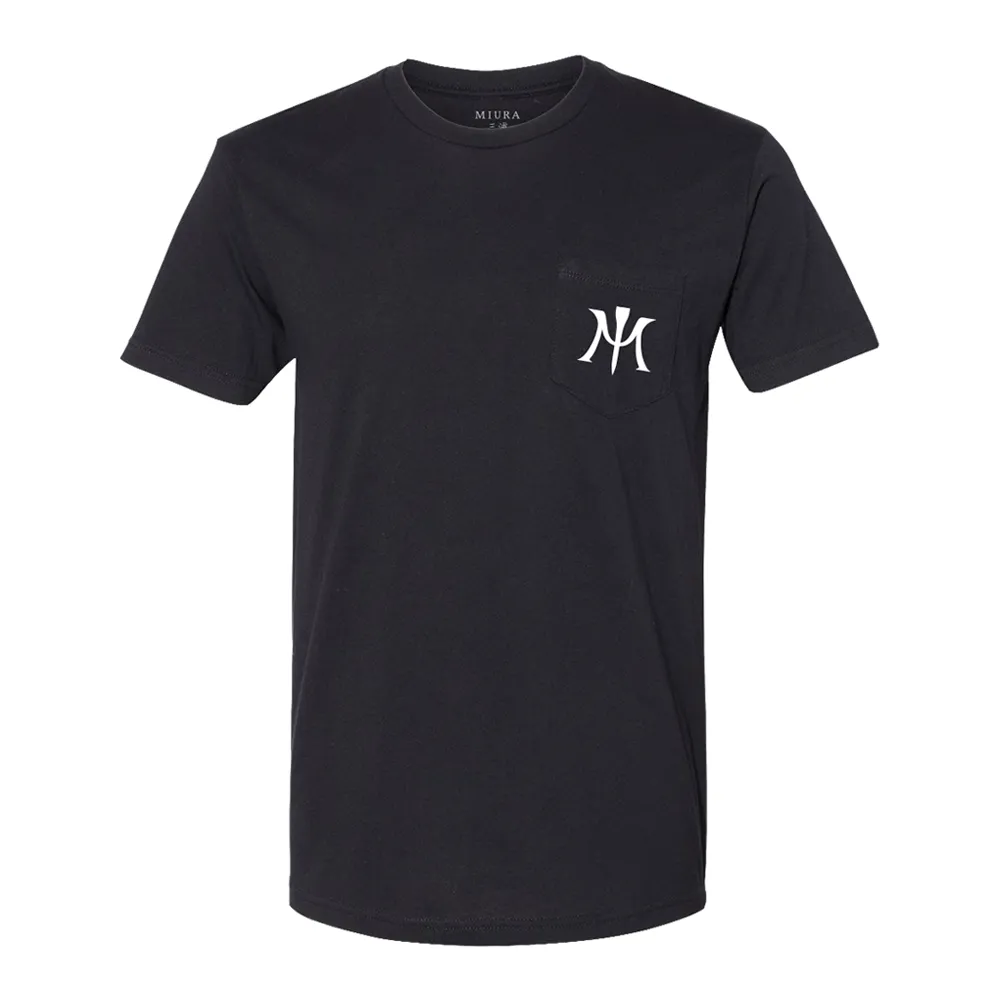 Casual Ease Stylish Detail Miura Logo Pocket Tee