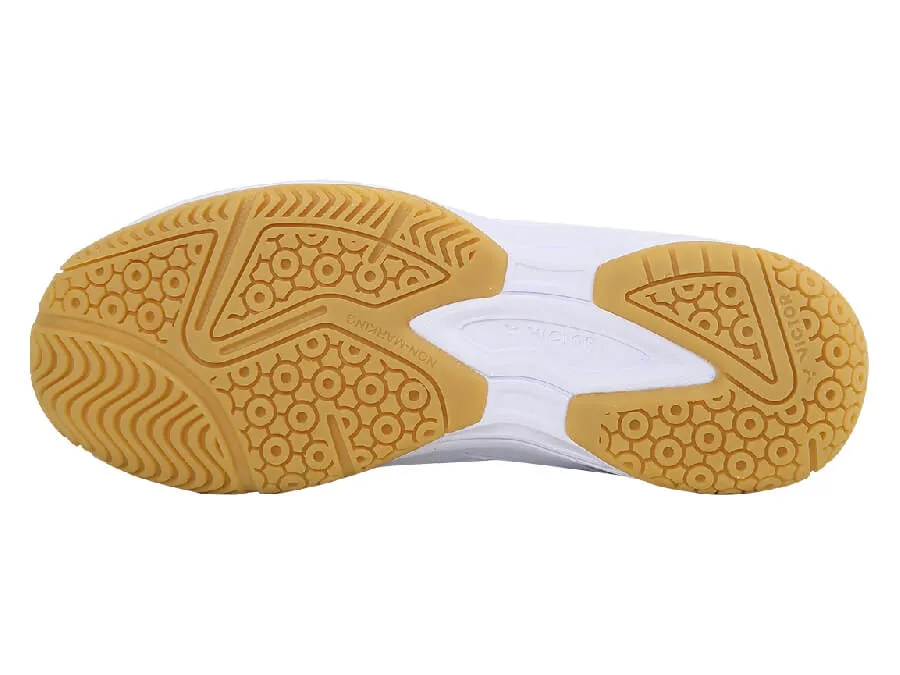 Motion Friendly Ventilated Arch Support Victor A170 AF Court Shoes [White/Nautical Blue]