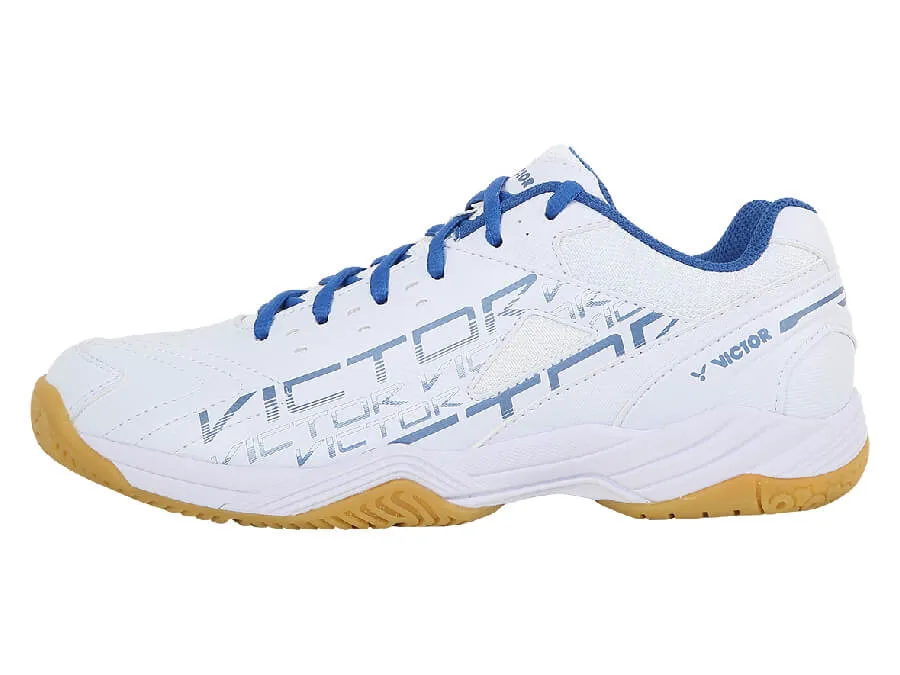 Victor A170 AF Court Shoes [White/Nautical Blue] Quick Pace