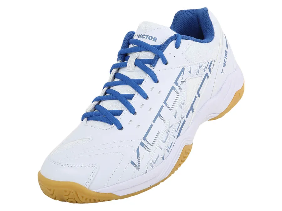 Victor A170 AF Court Shoes [White/Nautical Blue] Ultra Light Foam