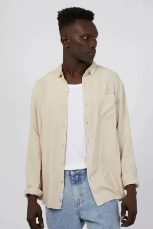 LowImpactDye Mason Linen Shirt Natural