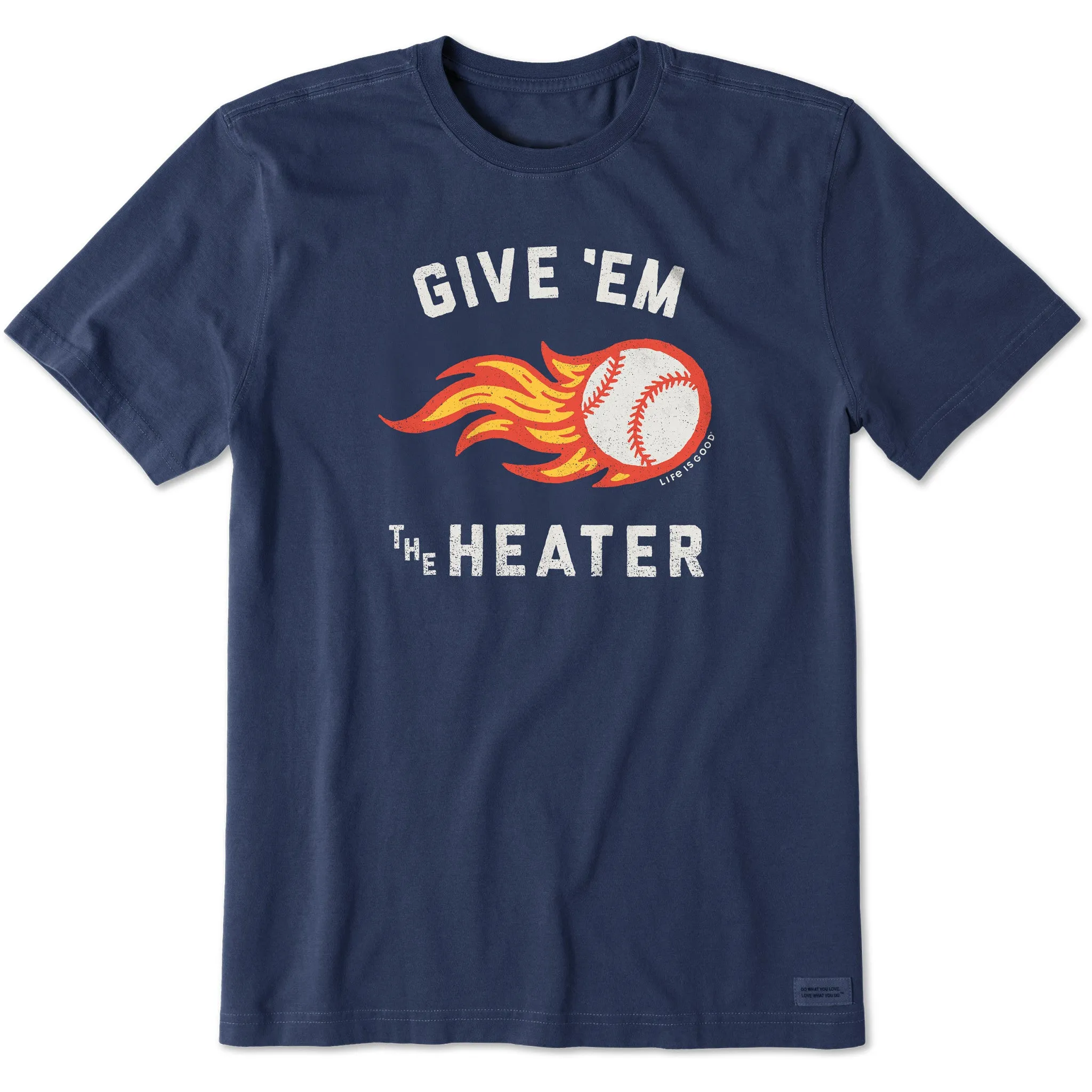 Men's Give Em the Heater Short Sleeve Tee Functional Side Gussets
